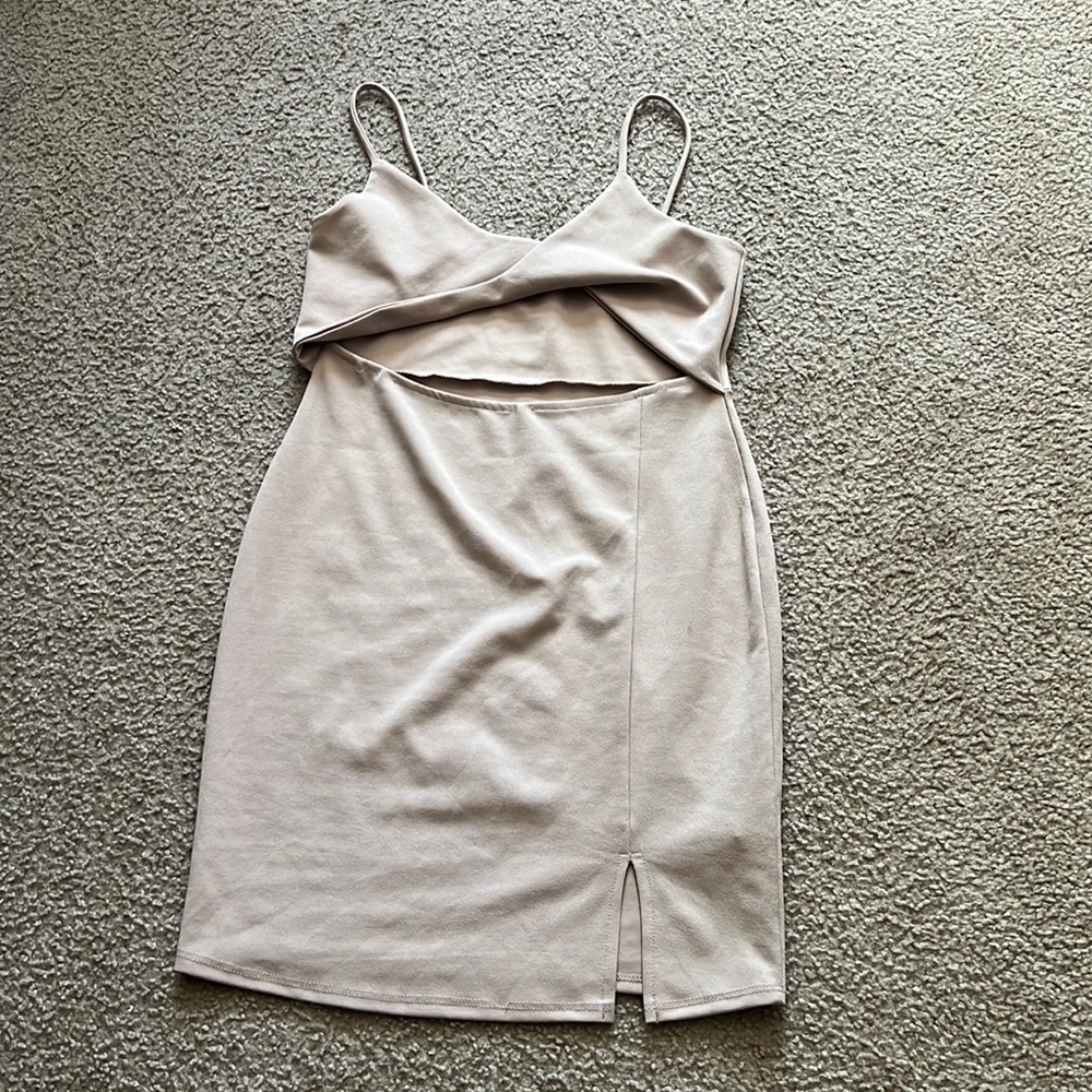 Taupe dress